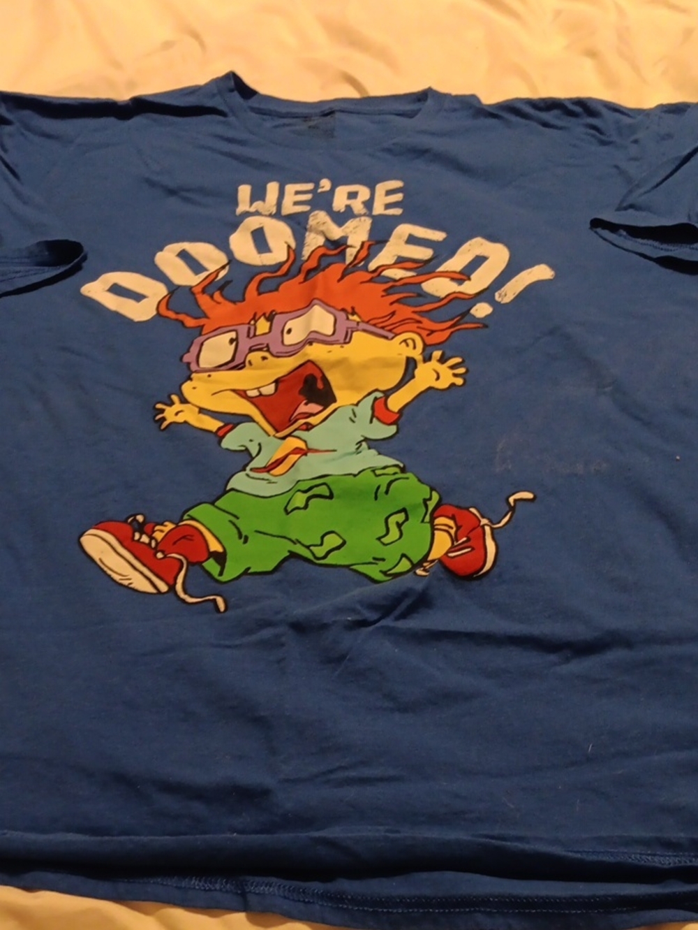 Nickelodeon Blue 'We're Doomed!' Rugrats Tee 2xx